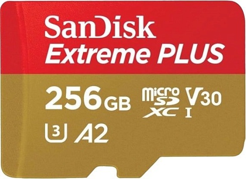 Карта памяти SanDisk Extreme microSDXC SDSQXBZ-256G-GN6MA 256GB (с адаптером)