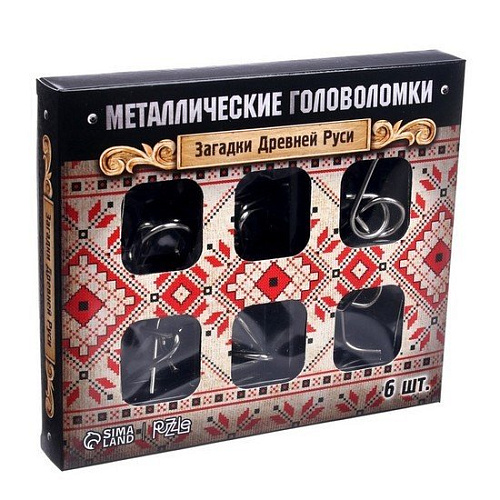 Головоломка Puzzle Загадки Древней Руси Металлическая 3217360 (6 шт)