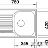 Кухонная мойка Blanco TIPO 45 S Compact [513442]