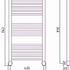 Полотенцесушитель Сунержа Богема+ 800x400 00-0220-8040