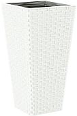 Кашпо Form-Plastic Rattana Slim FP-3900-011 (белый)