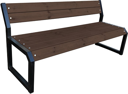 Скамейка M-Group Модерн 40 18190420 (без покрытия, 2м)