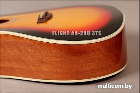 Акустическая гитара Flight AD-200 3TS