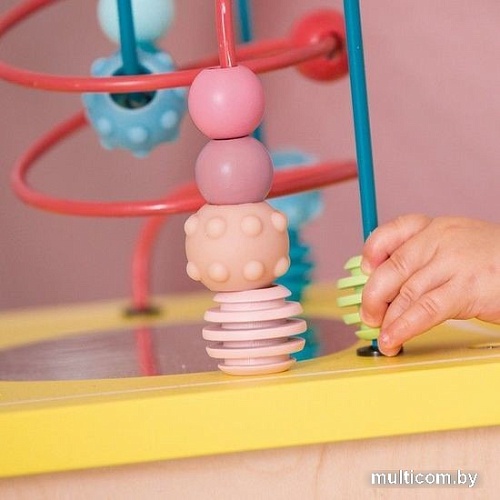 Развивающая игрушка Hape Пастель Куб Лабиринт, головоломки E8503_HP