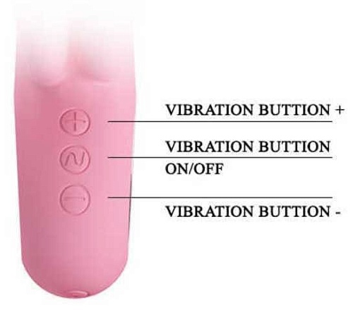 Вибратор Baile Pretty Love Chris BI-014507-1 (розовый)