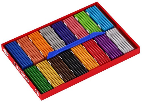 Пластилин Гамма Мультики 280027 (16 цв)