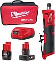 Прямошлифовальная машина Milwaukee M12 Fuel FDGS-422B 4933471436 (с 2-мя АКБ 2 Ah, 4 Ah)