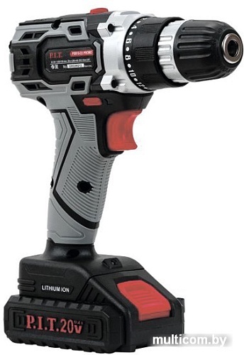 Дрель-шуруповерт P.I.T PSR18-D3 Promo (с 1-им АКБ, набор оснастки)