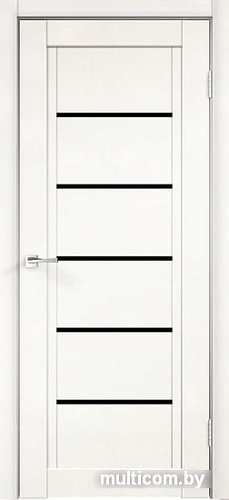 Межкомнатная дверь Velldoris Next 1 70x200 (белый эмалит, лакобель черный)