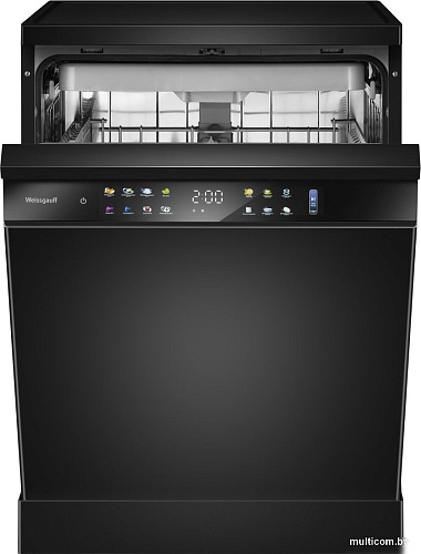 Отдельностоящая посудомоечная машина Weissgauff DW 6039 Touch Dual Wash Black