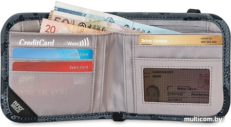 Кошелек Pacsafe Rfidsafe V100 (серый камуфляж)