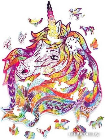 Пазл Wood Trick Сверкающий Единорог