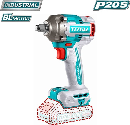 Гайковерт Total TIWLI20401 (без АКБ)