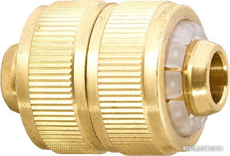 Коннектор Palisad Муфта ремонтная для шланга 1/2, латунная 66535
