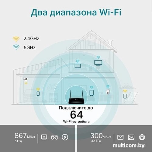 4G Wi-Fi роутер TP-Link Archer MR500