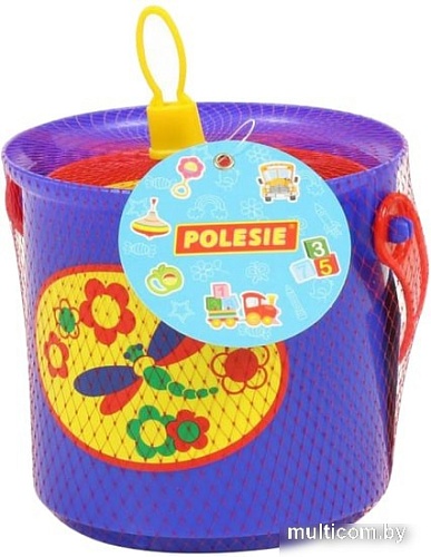 Пирамидка Полесье Занимательная пирамидка 3 (11 элементов, в сеточке)