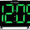 Настольные часы Hyundai H-RCL246 (зеленый)