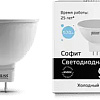 Светодиодная лампочка Gauss Elementary MR16 GU5.3 7W 6500K 13537