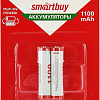 Аккумулятор SmartBuy AAA 1100mAh 2 шт. SBBR-3A02BL1100