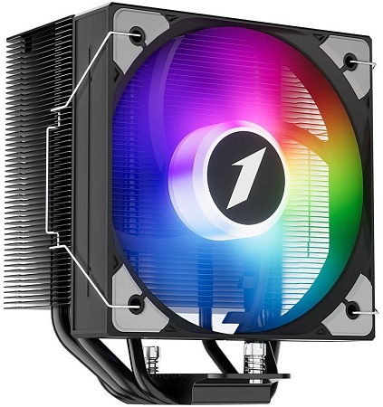 Кулер для процессора 1stPlayer PS130 (черный)