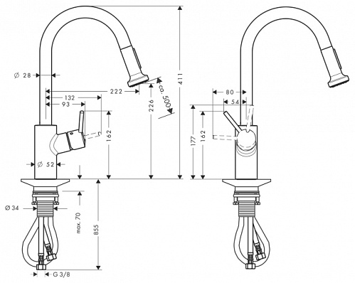 Смеситель Hansgrohe Talis S 14877