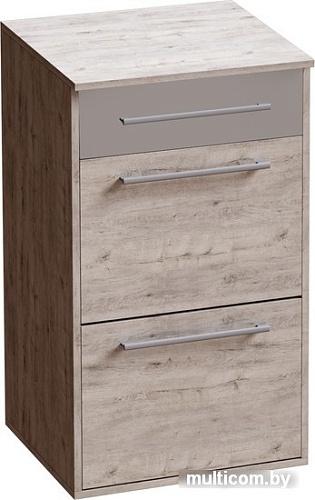 Тумба для обуви Мебельград Фан №1 (дуб бонифаций/мокко глянец)