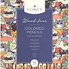 Набор цветных карандашей Lorex Wood Free Cocktail Kittens LXCPWF18-CK (18 цветов)