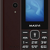 Кнопочный телефон Maxvi C27 (коричневый)