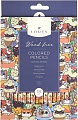 Набор цветных карандашей Lorex Wood Free Cocktail Kittens LXCPWF18-CK (18 цветов)