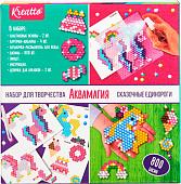 Набор для создания поделок/игрушек Kreatto Аквамагия Сказочные единороги 39077