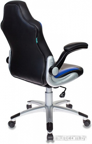 Кресло Бюрократ VIKING-1/BL+BLUE (черный/синий)