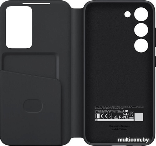 Чехол для телефона Samsung Smart View Wallet Case S23 (черный)