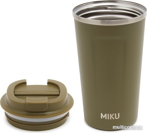 Термокружка Miku 510мл (оливковый)