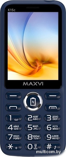 Телефон Maxvi K15c (синий)