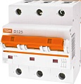 Выключатель автоматический TDM Electric ВА 47-125 3Р 125А (D) 15кА SQ0208-0036