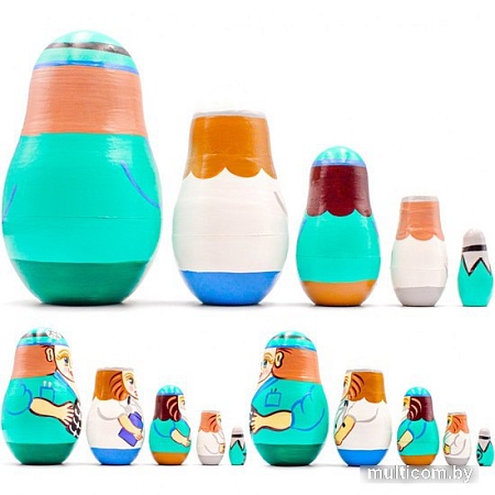 Развивающая игра Брестская Матрешка Подарки врачу и медсестре (набор 5 шт)