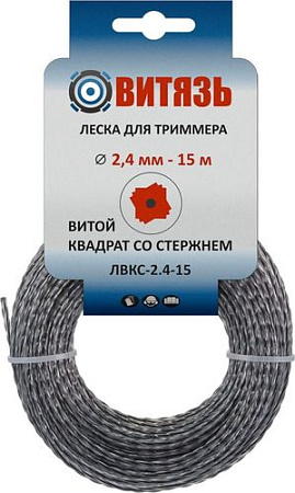Леска для триммера Витязь ЛВКС-2.4-15