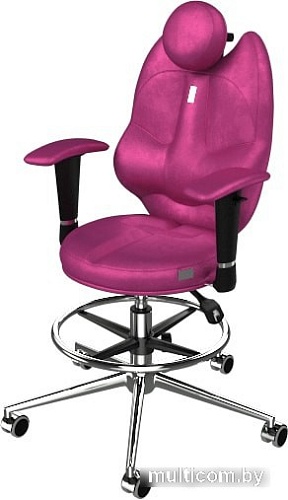 Кресло Kulik System Trio (с подставкой для ног, антара, розовый)