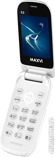 Мобильный телефон Maxvi E3 (белый)