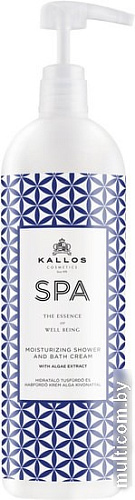 Kallos Cosmetics Увлажняющий крем для душа и ванны для мягкости 1000 мл