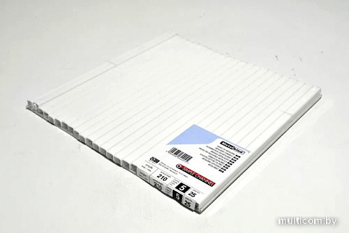 Металлический канал для переплета OPUS O.Simple Channel 210x5 мм OSCMI21025BIA (25 шт, белый)