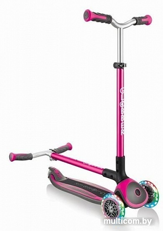 Самокат Globber Master Lights (розовый)