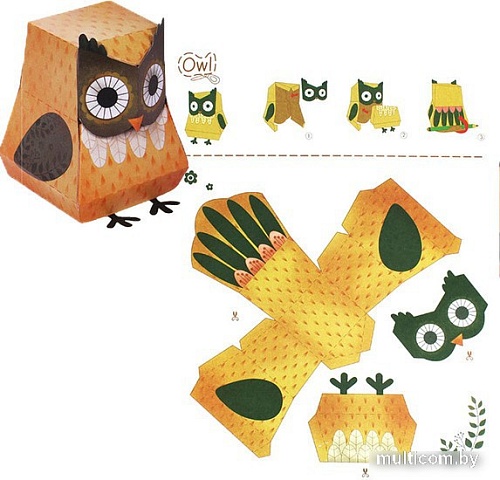 Набор для создания поделок/игрушек Darvish Origami Животные DV-T-2608