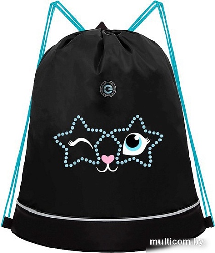 Мешок для обуви Grizzly OM-40-7 (черный)