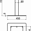 Подстолье для стола AksHome Locus 720 (черный)