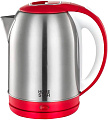 Электрический чайник HomeStar HS-1054 (стальной/красный)