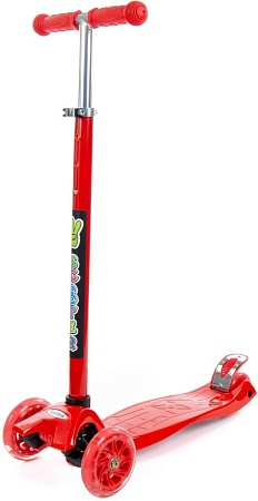 Двухколесный детский самокат Полесье 0072 94476 (красный)