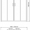 Шторка Wasserkraft Amper 29S02-170