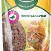 Лакомство для кошек Triol Мини-сердечки из утки для кошек (40 г)