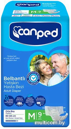 Подгузники для взрослых Canped Aio (M, 9 шт)